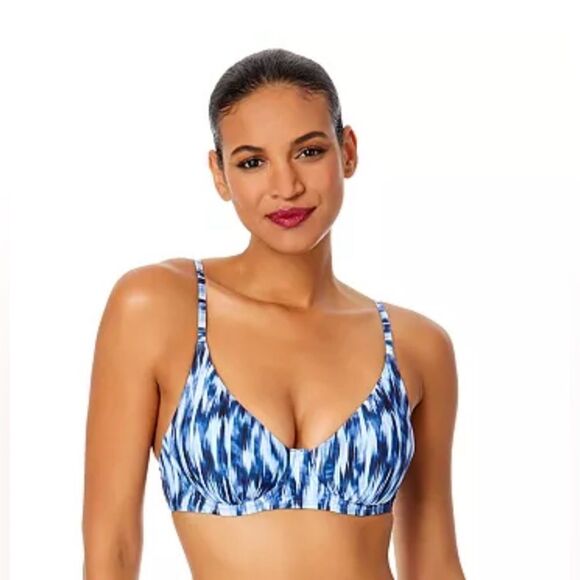 Anne Cole Women's Printed‎ Underwire Bikini Top 36c/38b NWT in packaging - Picture 1 of 4